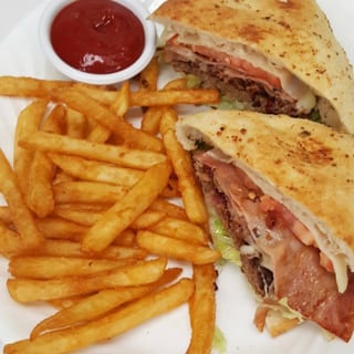 Nostra House Burger On Panini
