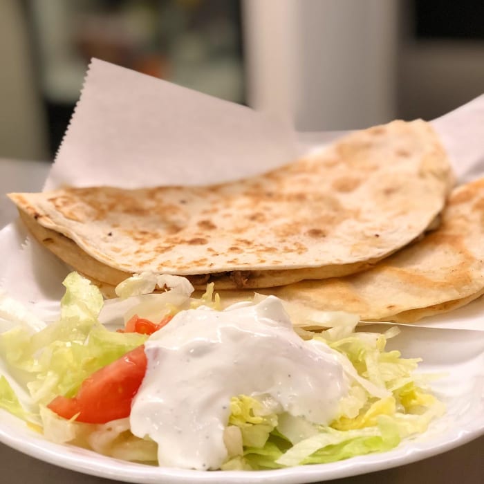 Cheese Quesadilla.